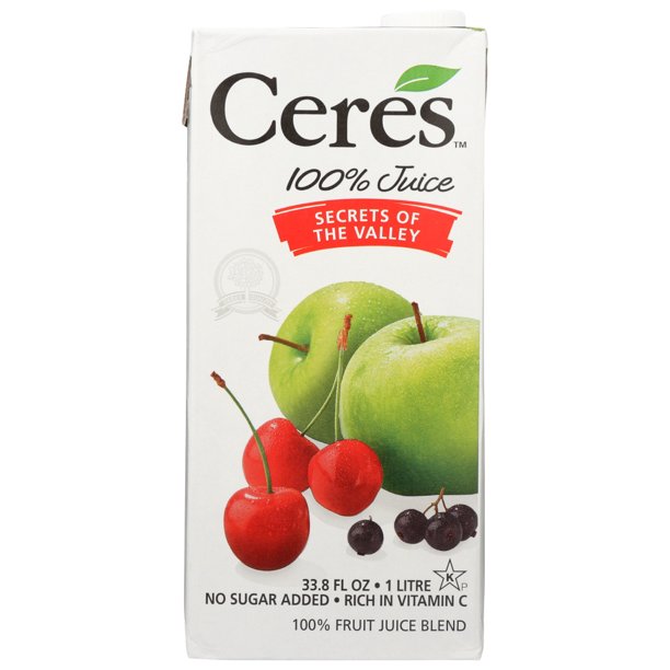 Ceres 100 Pears Apples Cherries And Black Currant Juice, 33.8 Fz