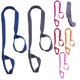 thumbnail image 5 of Yuarrent Correa ajustable para esterilla de Yoga, cinturón deportivo para llevar al hombro, cinturón elástico para ejercicio, Fitness, Uniforme atlético rosado rojo, 5 of 5