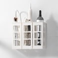 thumbnail image 4 of YAOMOBB Étui de Rangement Capacité de Charge Élevée Fer à Friser Boîte de Rangement Design Ajouré Organisateur Mural, 4 of 6