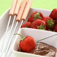 thumbnail image 5 of Fondue Forks, Cheese Fondue Sticks With Wooden Handle Heat Resistant For Chocolate Fountain Roast M, 5 of 5