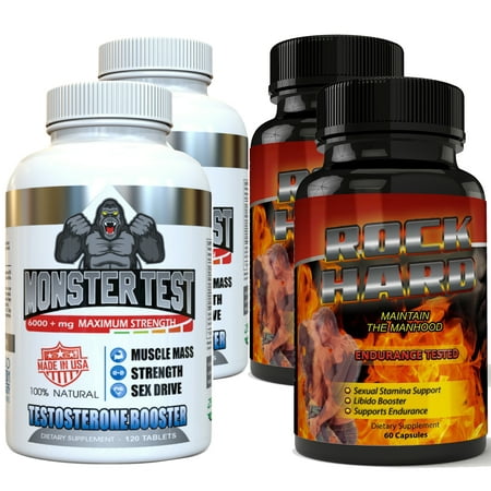 Monster Test and Rock Hard Combo Pack (2 sets)