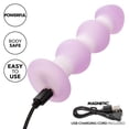 thumbnail image 4 of Lavender Haze Beaded Anal Probe - Lavender/White, 4 of 8