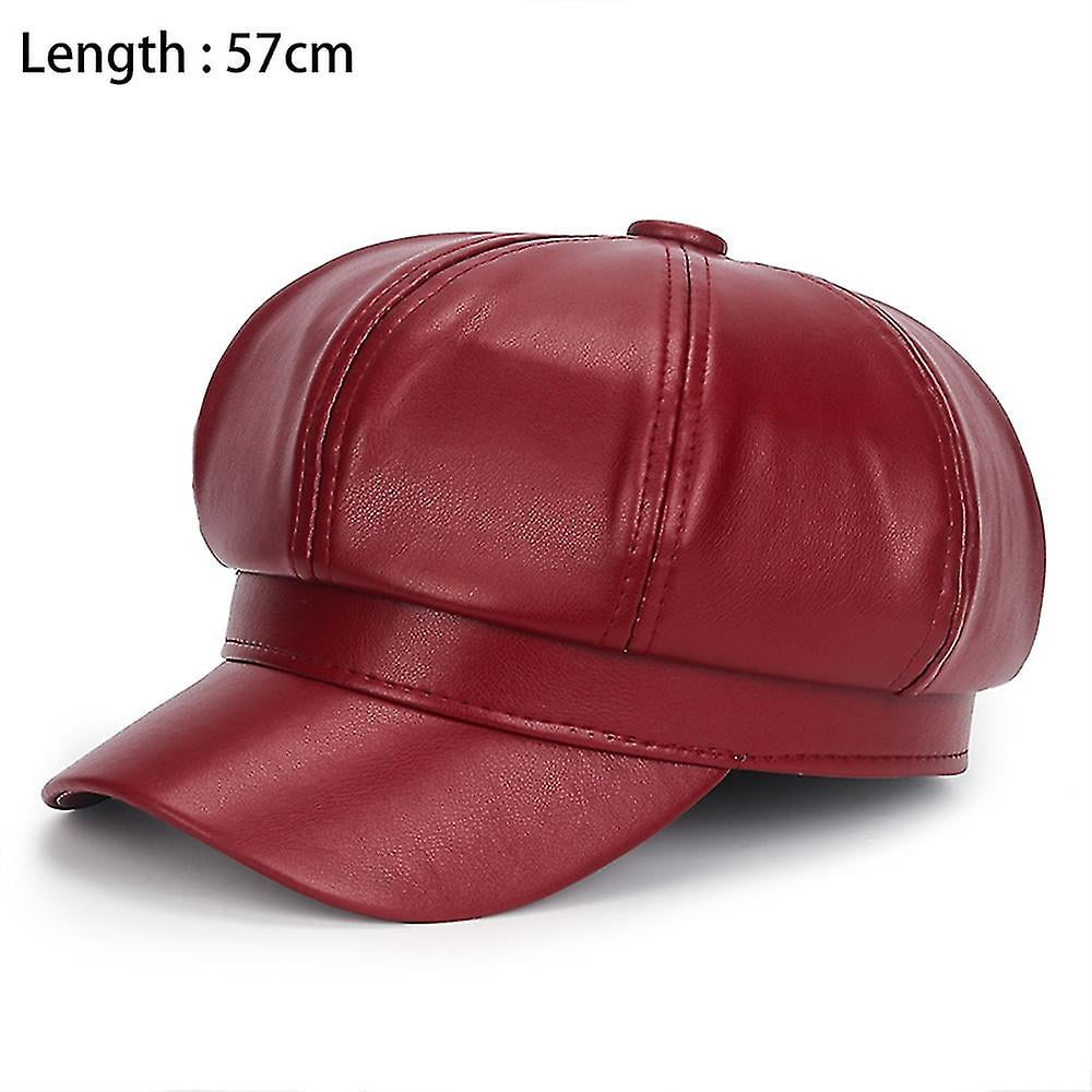 Leather gatsby hat hotsell