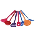thumbnail image 4 of Bienvenido Juego de utensilios de cocina de plástico de 7 piezas, espátula antiadherente, cuchara para sopa, colador de fideos, utensilios de cocina, 4 of 8