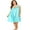 Teal Blue, variant on Lati Fashion Women Sleeveless Nightgown & Sleepshirts, Regular and Plus Size