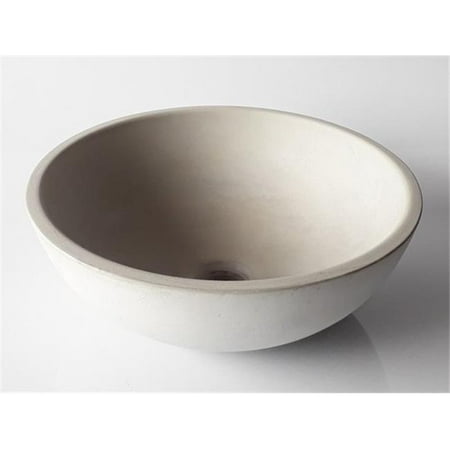 Eden Bath Eb N003lg 14 In Small Concrete Round Vessel Sink