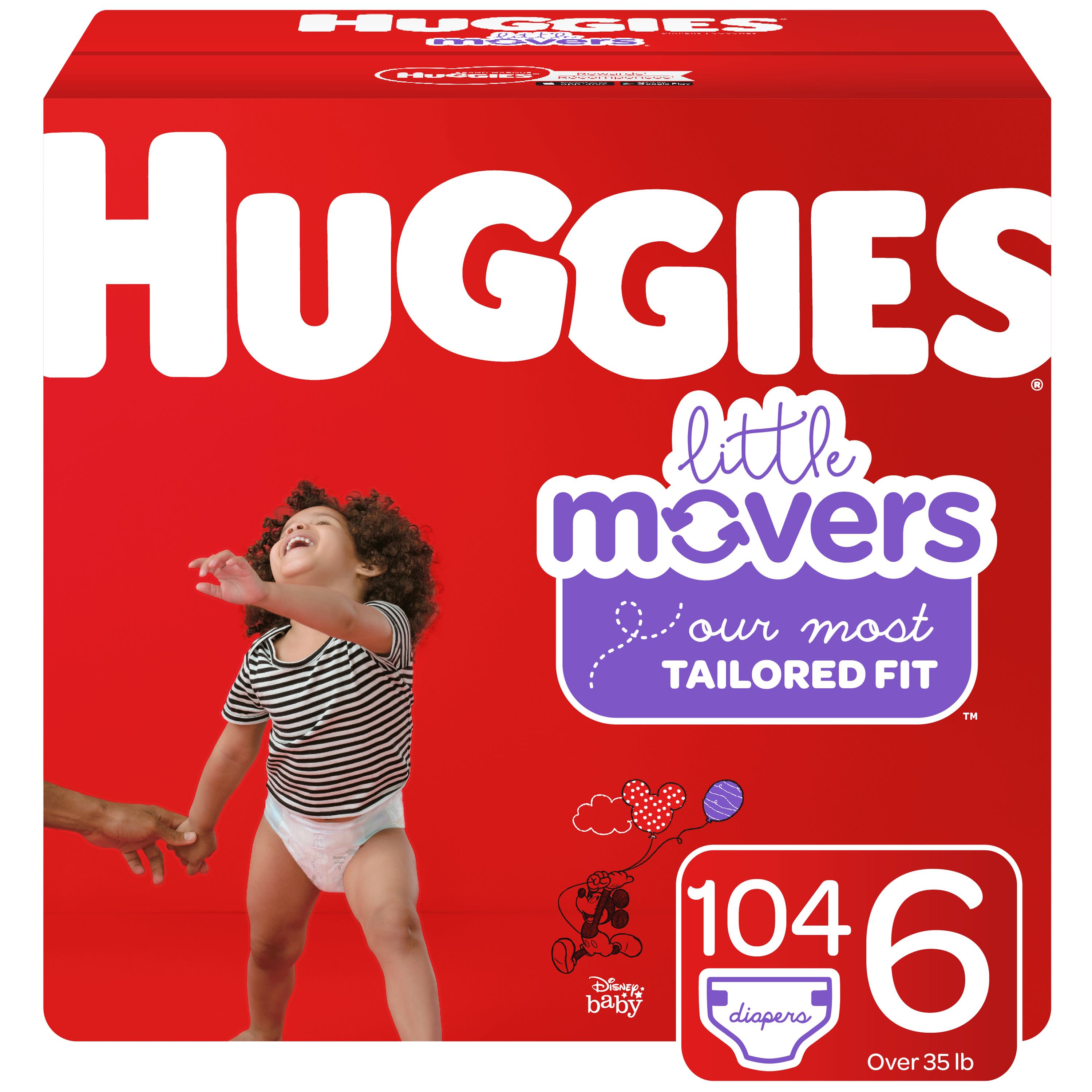 Huggies Little Movers Baby Diapers 
