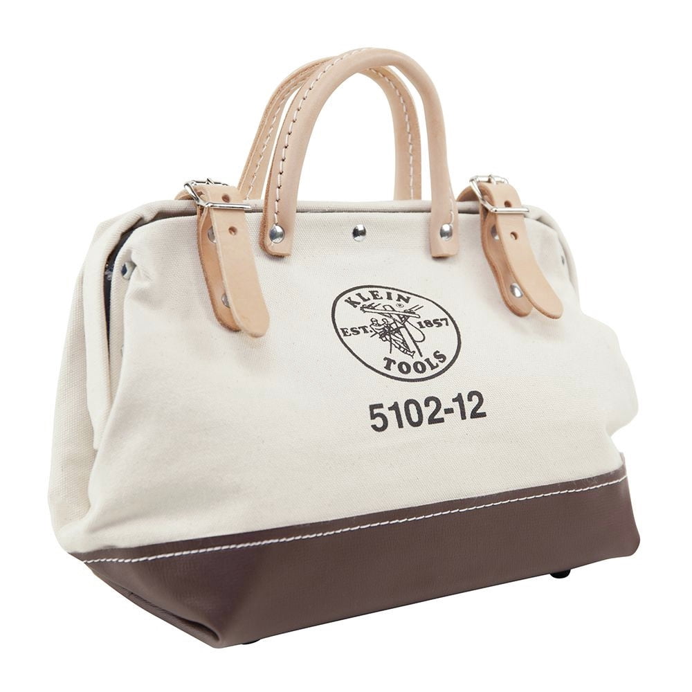 Canvas Tool Bag, 1 Compartment, 12 in X 6 in