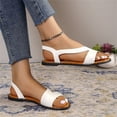 thumbnail image 6 of NOKIO Casual&nbsp;Slippers for Women Casual Flat Sandals Beach Sandals Hollow Casual Slippers Dressy Summer Flat Shoes Retro Sandals, 6 of 6