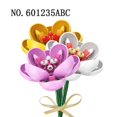 thumbnail image 4 of 601232-1237 Bouquet Bonsai Decoration DIY Assembled Small Particle Building Block Home Decoration Q0823, 4 of 6