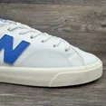 thumbnail image 3 of New Balance Shoes Men Size 8 CT210WLR Sneakers White Royal Blue Lace up Leather, 3 of 5