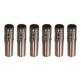 thumbnail image 1 of Cubiertas de socket de vela Uxcell, 4" mangas de candelabro soporte de base de bombilla, bronce rojo 6 piezas, 1 of 5