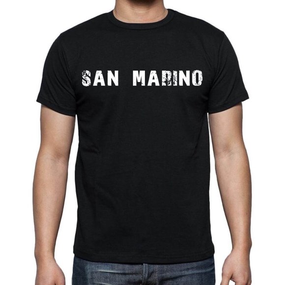 Men's Graphic T-Shirt San Marino Eco-Friendly Limited Edition Short Sleeve Tee-Shirt Vintage Birthday Gift Novelty