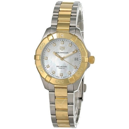 TAG HEUER Aquaracer 32MM MOP Diamond Dial Women's Watch WBD1322.BB0320