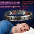 thumbnail image 4 of Fashion Magnetic Therapy Bracelet 3-in-1 Weight Loss Improve Sleep Adjusting Titanium Steel for Women Men, 4 of 4
