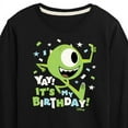 thumbnail image 3 of Disney Monsters Inc - Mike Yay It's My Birthday - Toddler & Youth Long Sleeve Graphic T-Shirt, 3 of 5