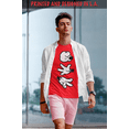 thumbnail image 3 of ShirtBANC Mens Classic Rock Paper Scissors Shirt Fun Gloved Hand Game Design Tee, 3 of 7