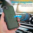 thumbnail image 6 of for iPhone 16e Case Detachable Magnetic Wallet Case with Card Holder, 2 in 1 PU Leather Flip Folio Case with Kickstand Wrist Strap Shockproof Protective Phone Case Cover for iPhone 16e, Green, 6 of 7