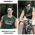 thumbnail image 2 of FEISEDY Sports Sunglasses for Men, Women and Teens - Baseball, Biking, Cycling UV400 Protection B2388, 2 of 16