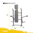 thumbnail image 4 of Banco Multiposiciones Level Fitness Gym Pecho Discos Bicep 5 En 1 Pesas Level Fitness Banco multi posiciones, 4 of 9