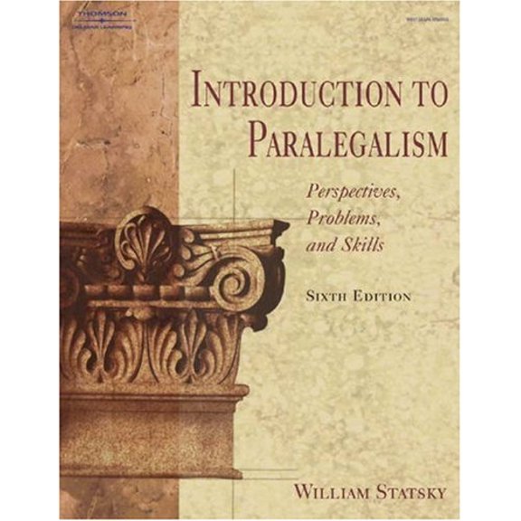 Pre-Owned Introduction to Paralegalism: Perspectives, Problems, and Skills, 6E