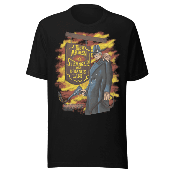 Iron Maiden Strange Land Texas 1987 Vintage Tour T-Shirt