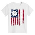 thumbnail image 4 of Gubotare Boys Fourth of July Shirt Unisex Kids Tie Dye T Shirts for Boys Girls Short Sleeve Colorful Tee (White,Size 3-4 Years), 4 of 4