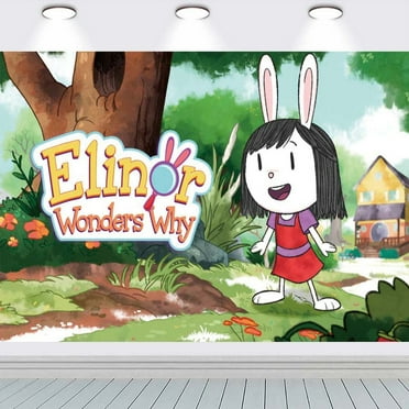 Elinor Wonders Why Backdrop Banner Party Supplies Poster Birthday Decorations Background for Photography Taspestry