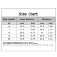 thumbnail image 3 of Women Ring Exquisite Oval Opal Rhinestone Knuckle Ring Finger Decoration, 3 of 8