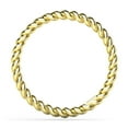 thumbnail image 3 of Sz 4.0 Solid 10K Yellow Gold 2MM Eternity Rope Comfort Fit Wedding Band Ring, 3 of 5