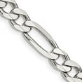 thumbnail image 6 of 925 Sterling Silver 6.5mm Figaro Chain 22 Inch, 6 of 7