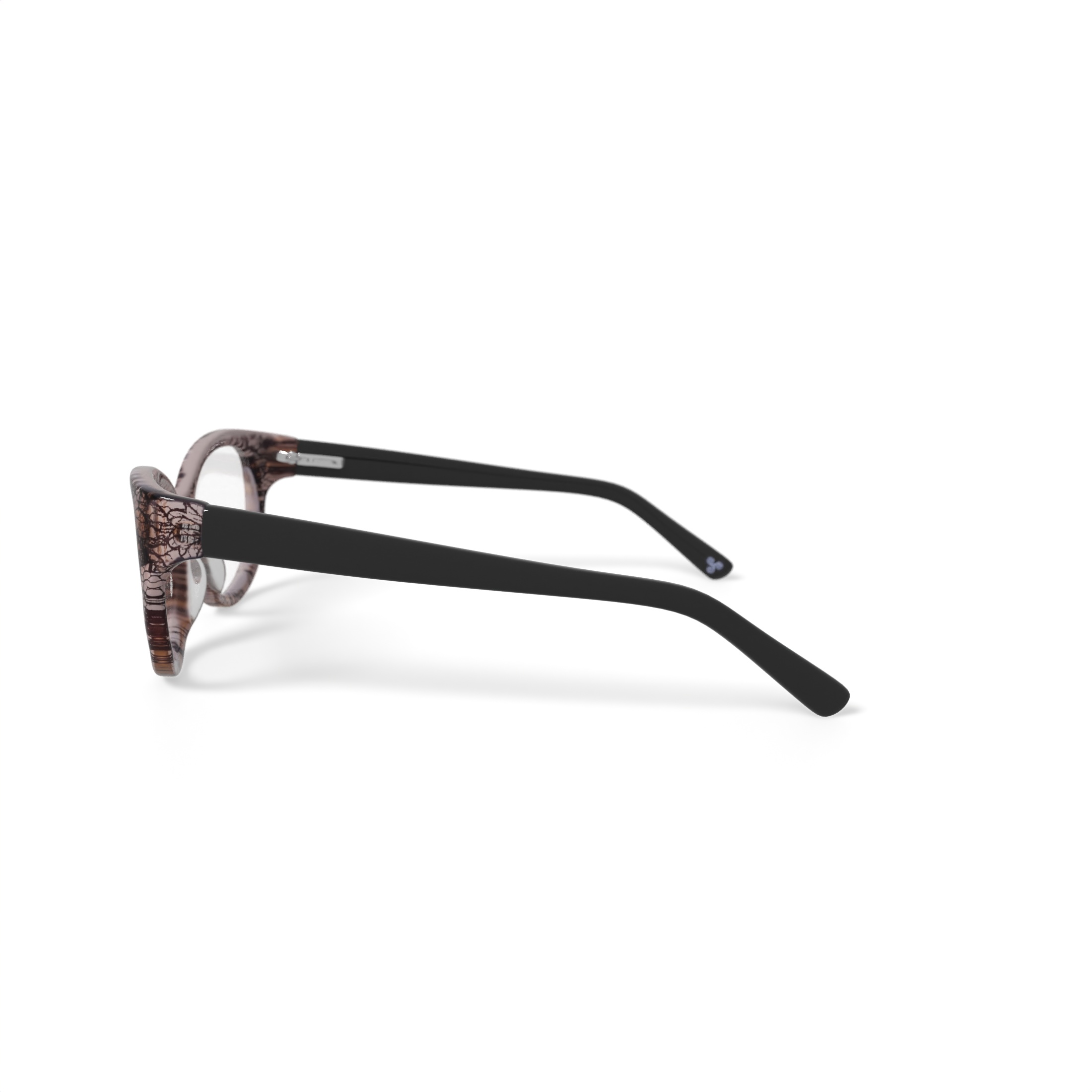 Walmart Women's L5003 Prescription Eyeglasses with Case, Brown