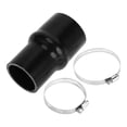 thumbnail image 1 of Ofertas Únicas 1 Juego de Acoplador de Manguera de Silicona de 127 mm/5" de Longitud con Abrazaderas Manguera de Silicona Manguera de Refrigerante Universal Negra 57 mm/2.24"-70 mm/2.76" ID, 1 of 7