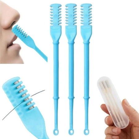 One Blade Nose Trimmer – 2-in-1 Nasal Hair Cutter & Ear Picker 360° Rotating Double Blade Compact Travel Size Lightweight Design Grooming Tool Personal Care Tool Nose Hair Trimmer
