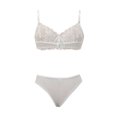 thumbnail image 6 of Levmjia Women Lace Underwire Lingerie Set Adjustable Thin Straps Support Sheer Floral Lace Two Piece Panty Soft Breathable Outfit For Daily Romantic Bedroom Night, 6 of 6