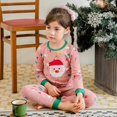 thumbnail image 3 of Conjunto de ropa interior para niños, suéter de algodón puro para niños y niñas, ropa para el hogar, regalo de Navidad, otoño e invierno, novedad de 2020, 3 of 4