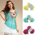 thumbnail image 3 of Farfi 50g Super Soft Bamboo Cotton Baby Breathable Hand Knitting Crochet Woolen Yarn (Style 23), 3 of 13