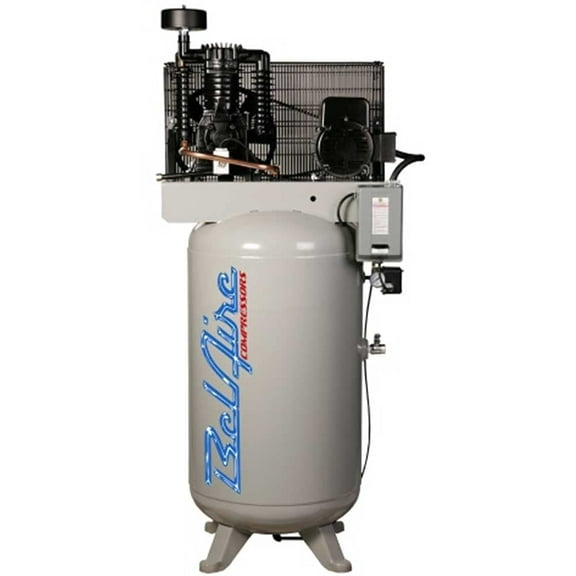 Bel Aire 7.5 Hp Air Compressor 338VLE Vertical 80 Gal