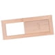 thumbnail image 1 of Ventilación de piso de persiana ajustable Cola Accesorios de aire Sala de sauna rectangular de madera Estilo A, 1 of 8