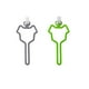 thumbnail image 1 of Greeniant 2 uds. Soporte para bolsa de caca de perro para correa, soporte para bolsa de caca de perro, cuerda de tracción, dispensadores de bolsas de Suministros para perros No.2 Greeniant PT002613-02, 1 of 6