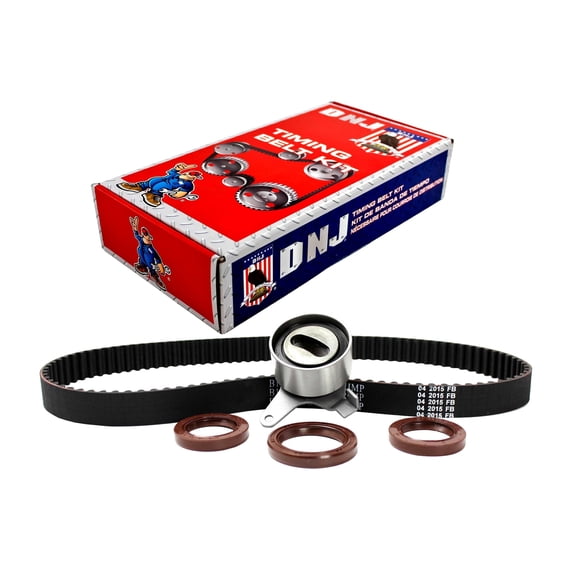 DNJ TBK451 Timing Belt Kit Fits Cars & Trucks 90-97 Ford Mazda 323 Aspire 1.3L-1.8L SOHC 16v 8v