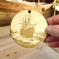 thumbnail image 5 of Ornament - World's Most Awesome Captain Raw Wood, 5 of 7