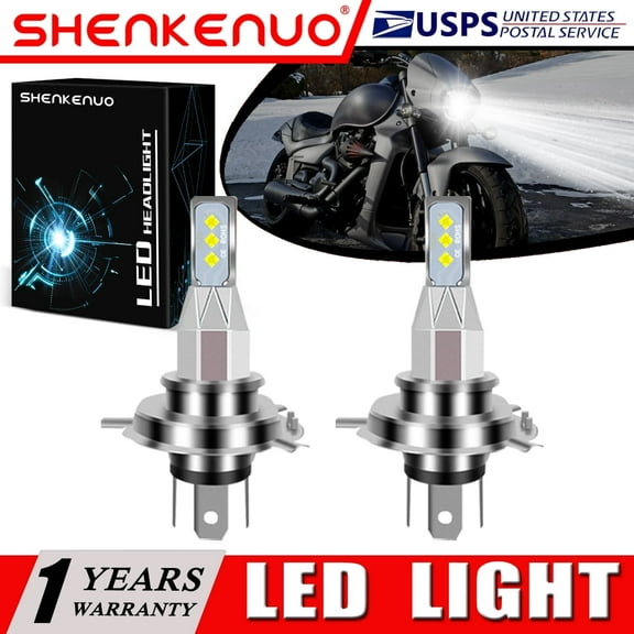 SHENKENUO for Suzuki Boulevard M109R C50T C90T M50 M90 S40 S83 LED Headlights Bulb H4 9003,Pack of 2,C79