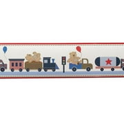 Sumersault - Teddy Trucks Wall Border