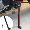 thumbnail image 1 of Soporte de motocicleta, accesorios portátiles ajustables, soporte lateral de aluminio CNC, soporte de estacionamiento, soporte de elevación para rueda Negro DYNWAVEMX Patrimonio de la motocicleta, 1 of 7