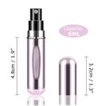 thumbnail image 3 of 2Pcs Refillable Perfume Atomizer Bottles，Portable Mini Separate Perfume Bottle，Travel and Outings Spray Boxes Dispensers 5ml/0.2oz (Pink), 3 of 5