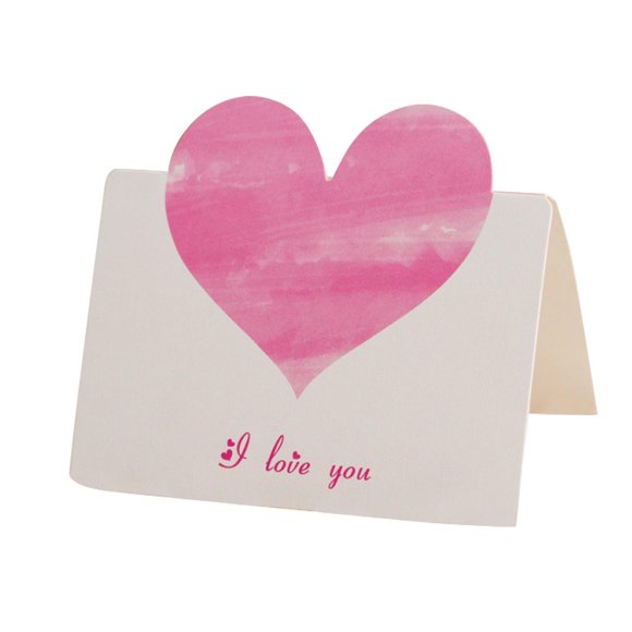 Hearth & Gear Valentine's Day Paper Engraved Greeting Card Birthday Surprise Greeting Card Retro Holiday Message Wishes Card Belated Birthday Birthday Cards with Message Small Cards Blank Postcard