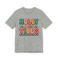 thumbnail image 3 of Matching Christmas Holly Jolly Vibes Christmas Unisex Shirt, 3 of 4