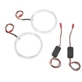 thumbnail image 1 of Halo Rings Fog Light, LED Angel Eyes Lights Multifunction Red Sturdy High Brightness Stable 2pcs  For Car, 1 of 8