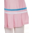 thumbnail image 4 of inlzdz Kids Girls Golf Tennis Dress Pleated Skirts with Built-in Shorts for Badminton School Pink 14, 4 of 6